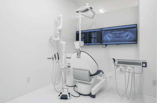 完全個室の診療室