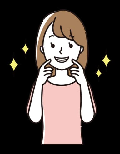 綺麗な歯の女性