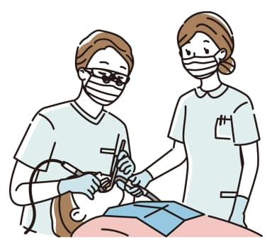 他の患者様を気にしない完全個室の診療室